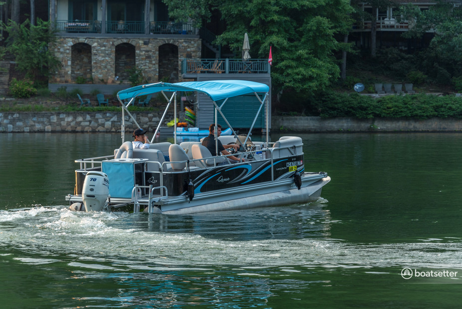 Rent a Qwest Pontoons 818 Cruise in Lake Lure, NC on Boatsetter