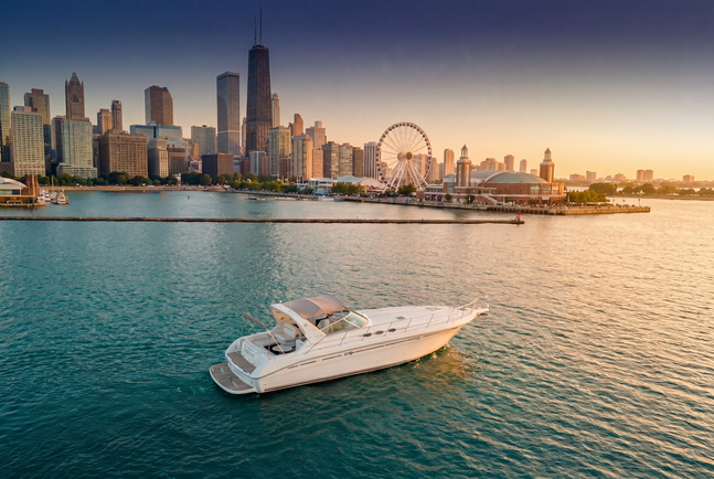 Rent a Sea Ray Boats 400 Express Cruiser in Chicago, IL on Boatsetter